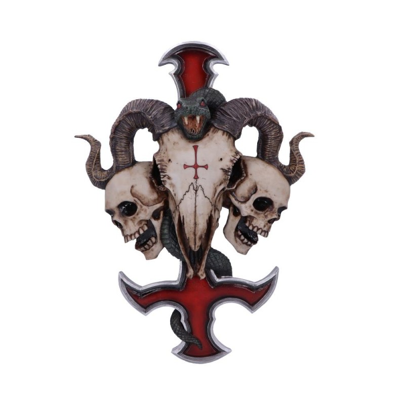 Devils Cross Wall Plaque (JR) 30.5cm