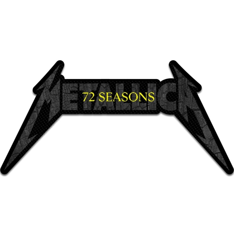 METALLICA - 72 SEASONS CHARRED LOGO CUT OUT