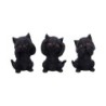 Three Wise Kitties 8.8cm