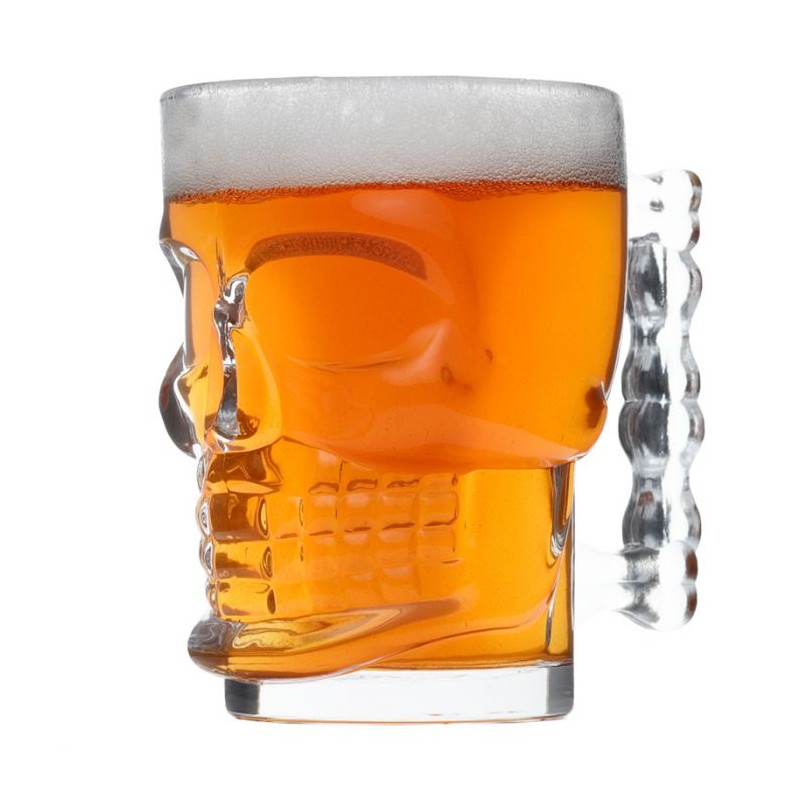 Chope en Verre - Crâne