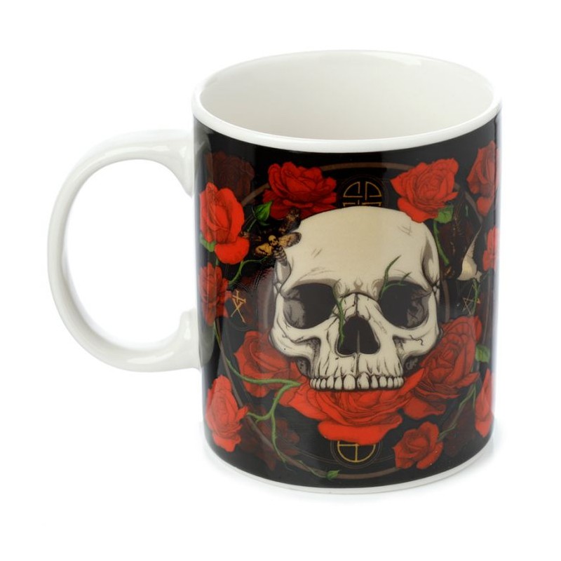 Mug en Porcelaine Skulls & Roses - Crâne