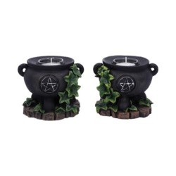 Ivy Cauldron Candle Holder...