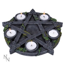 Wiccan Pentagram Tea light...