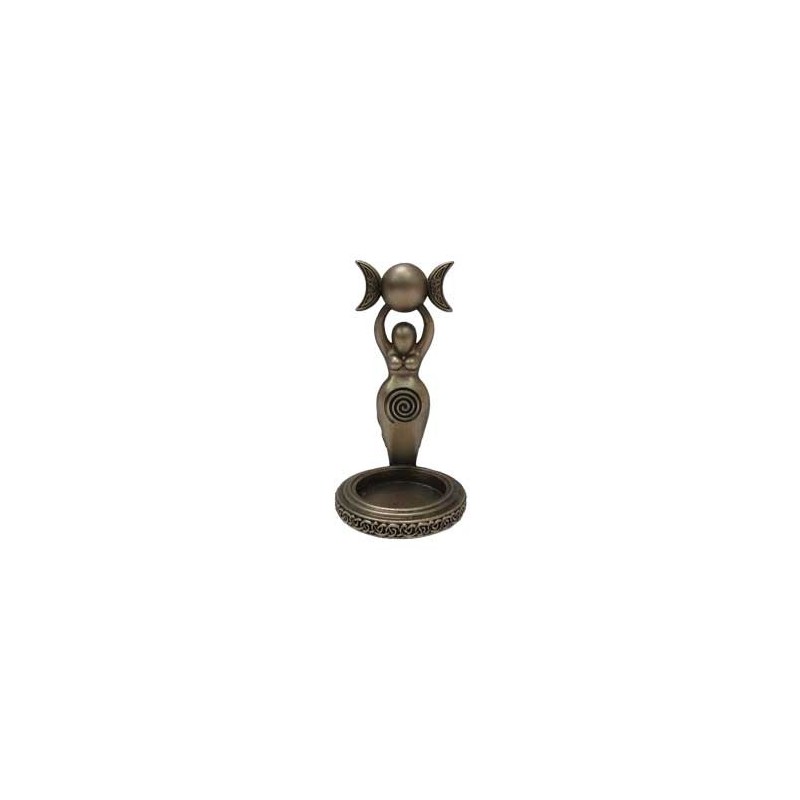 Spiral Goddess Tea Light Holder 12cm