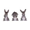 Three Wise Donkeys 11cm