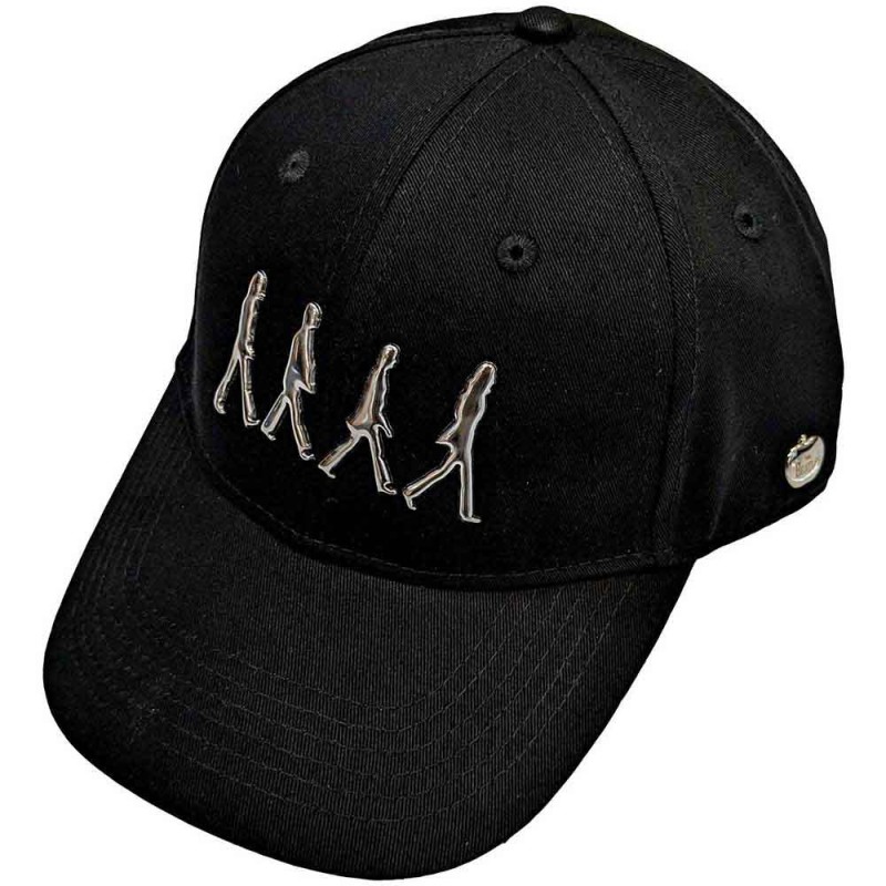 The Beatles Unisex Baseball Cap: Abbey Road Silver Side Apple (Badge)