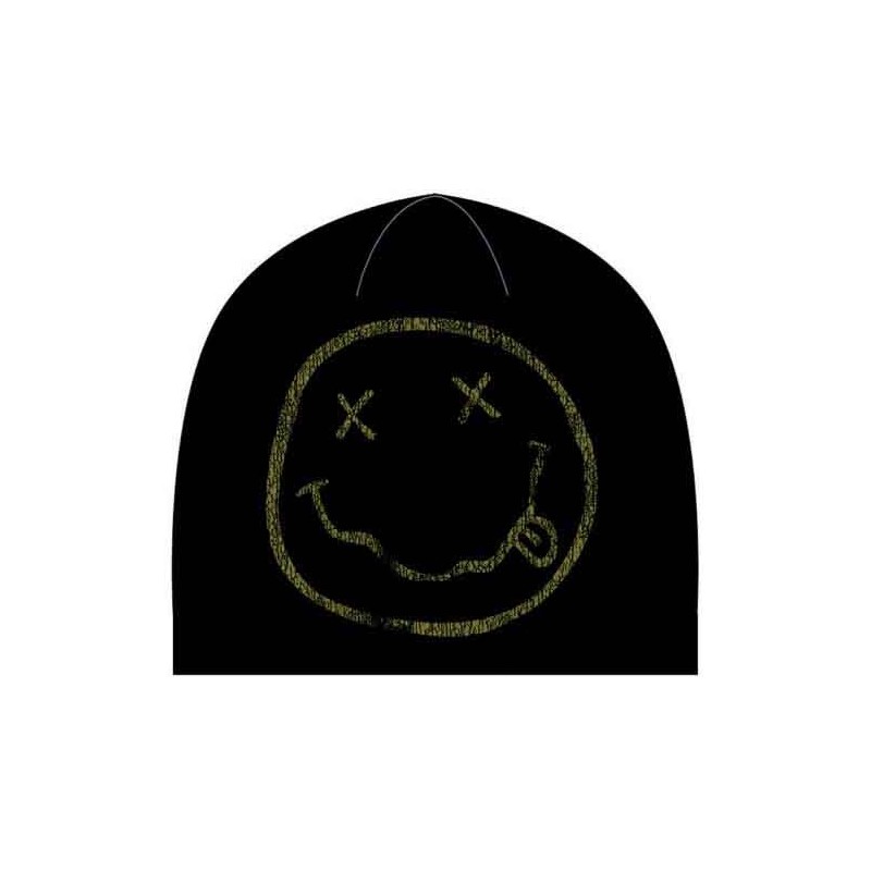 Nirvana Unisex Beanie Hat: Happy Face