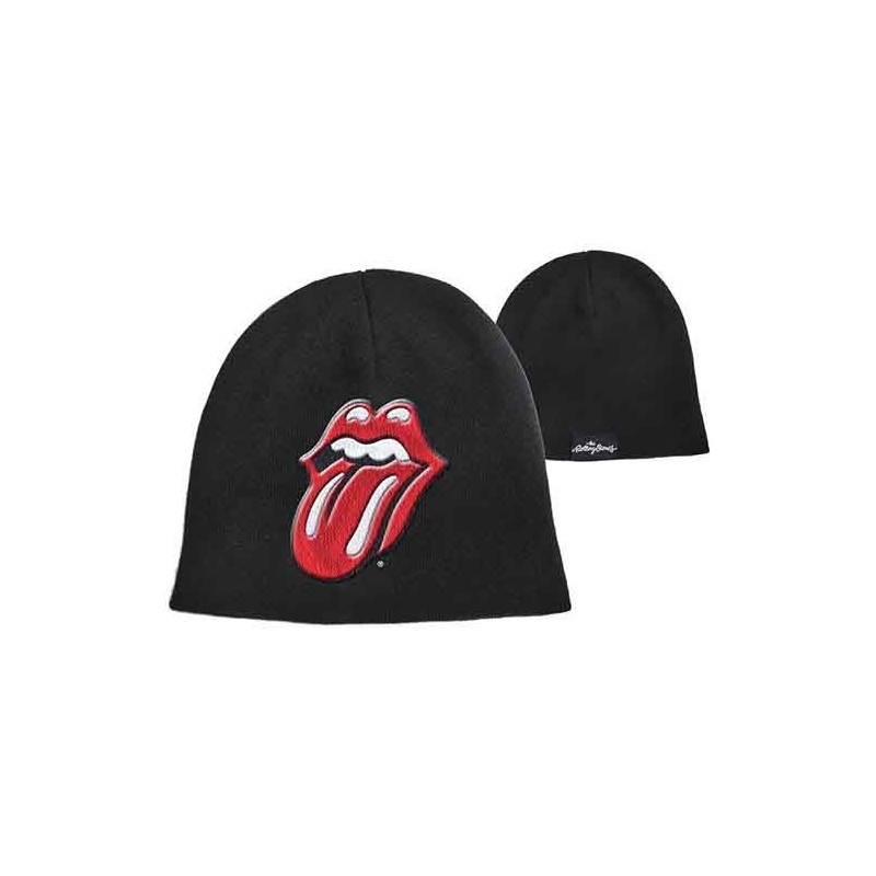 The Rolling Stones Unisex Beanie Hat: Classic Tongue