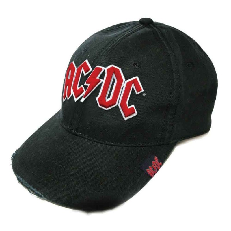 AC/DC Unisex Baseball Cap: Red Logo