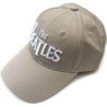 The Beatles Unisex Baseball Cap: White Drop T Logo (Sand)