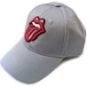 The Rolling Stones Unisex Baseball Cap: Classic Tongue (Grey)