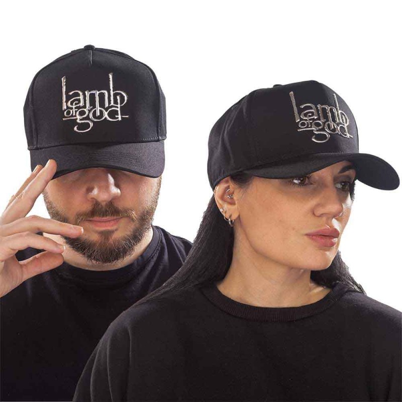 Lamb Of God Unisex Baseball Cap: Logo (Sonic Silver)