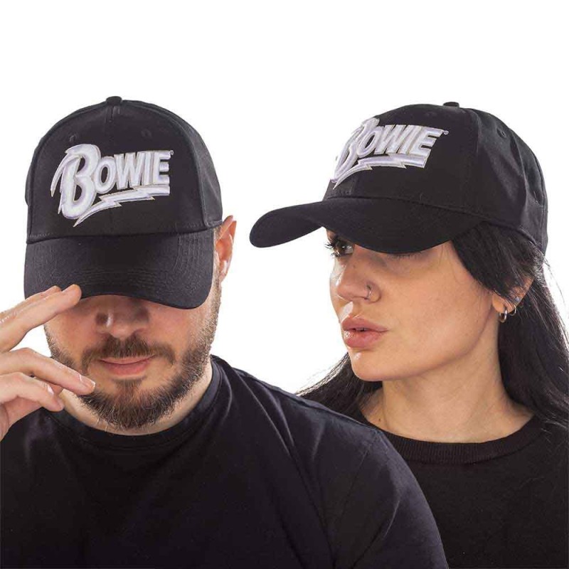 David Bowie Unisex Baseball Cap: Flash Logo