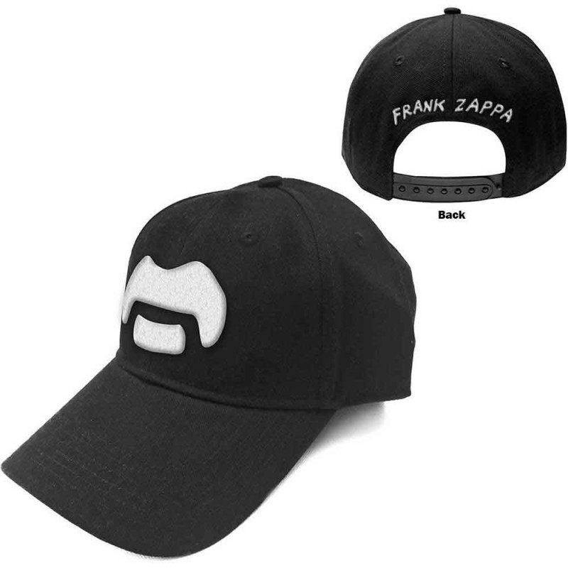 Frank Zappa Unisex Baseball Cap: White Moustache