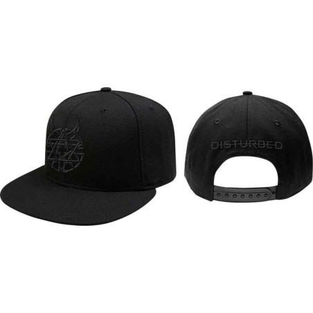 Disturbed Unisex Snapback Cap: Icon & Logo