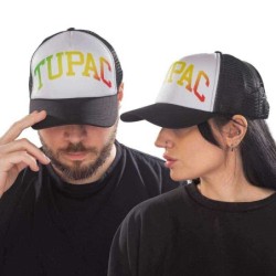 Tupac Unisex Mesh Back Cap:...