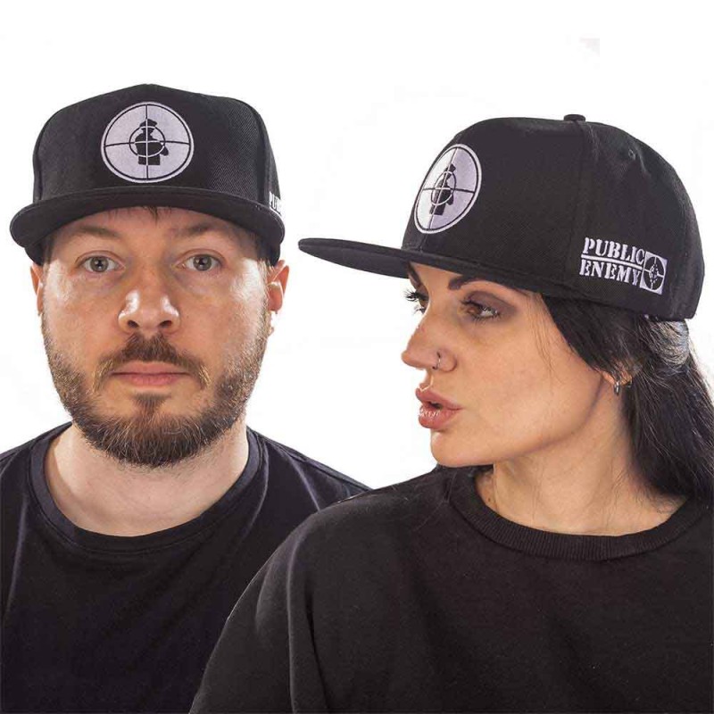 Public Enemy Unisex Snapback Cap: Solid Target