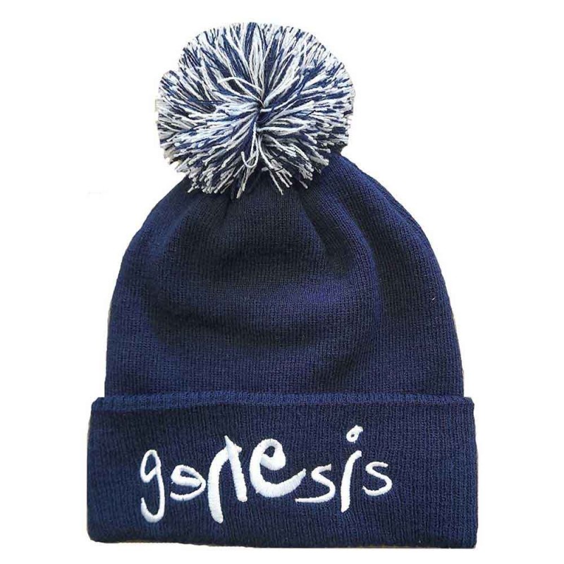 Genesis Unisex Bobble Beanie Hat: Logo