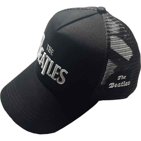 The Beatles Unisex Mesh Back Cap: Drop T Logo & Apple