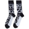 Johnny Cash Unisex Ankle Socks: Guitars 'n Guns (UK Size 7 - 11)