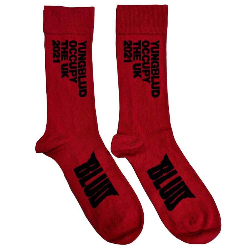 Yungblud Unisex Ankle Socks: Occupy the UK (UK Size 7 - 11)