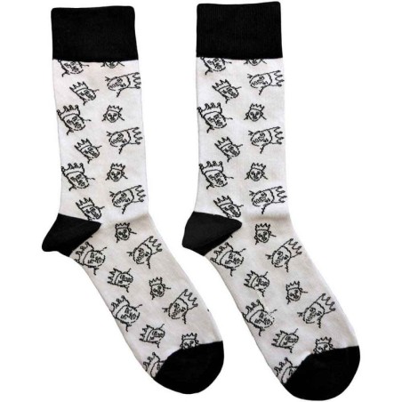 Biggie Smalls Unisex Ankle Socks: Hand-Drawn (UK Size 7 - 11)