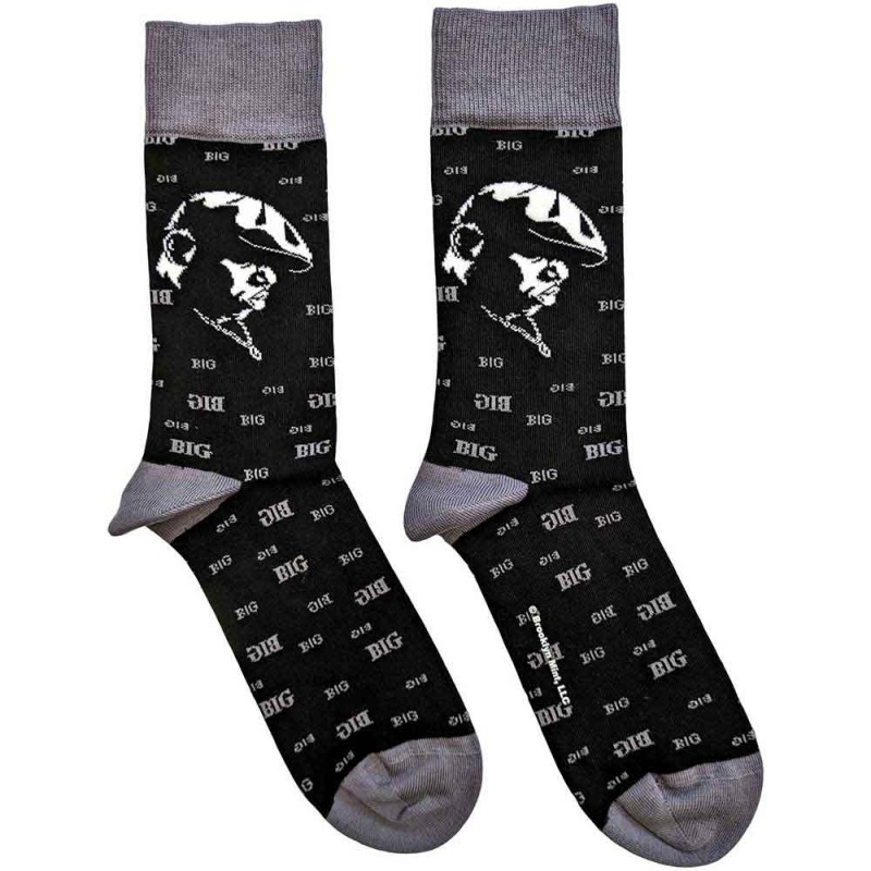 Biggie Smalls Unisex Ankle Socks: Side Portrait (UK Size 7 - 11)