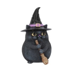 Lucky Black Cat 12cm