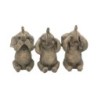 Three Wise Elephants 16cm