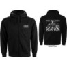 The Beatles Unisex Zipped Hoodie: Abbey Road (Back Print)