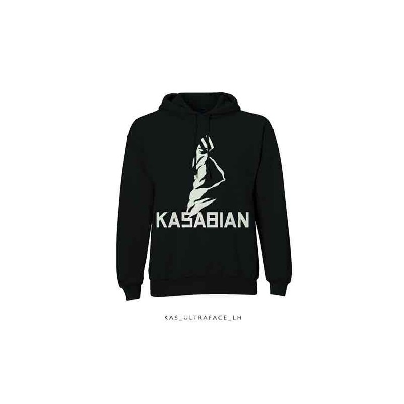 Kasabian Unisex Pullover Hoodie: Ultra Face