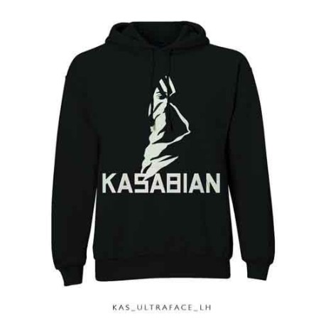 Kasabian Unisex Pullover Hoodie: Ultra Face