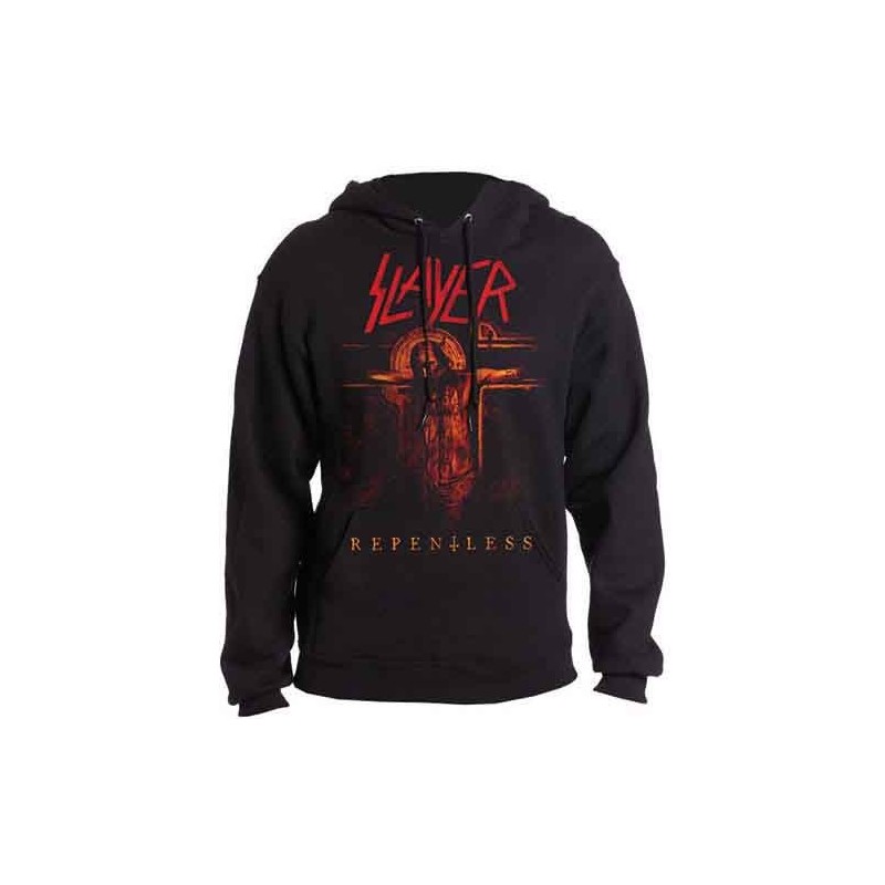 Slayer Unisex Pullover Hoodie: Repentless Crucifix