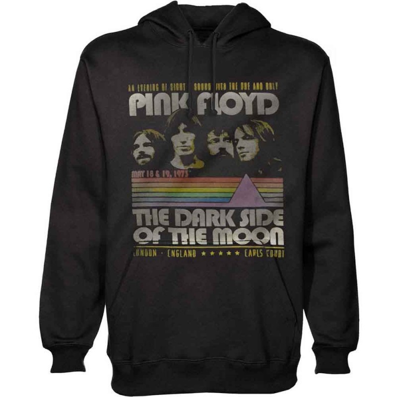 Pink Floyd Unisex Pullover Hoodie: Retro Stripes