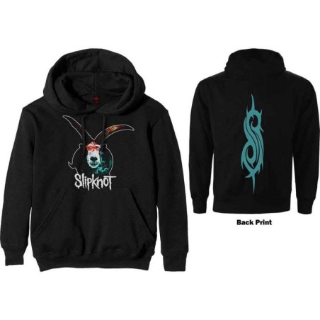 Slipknot Unisex Pullover Hoodie: Graphic Goat (Back Print)