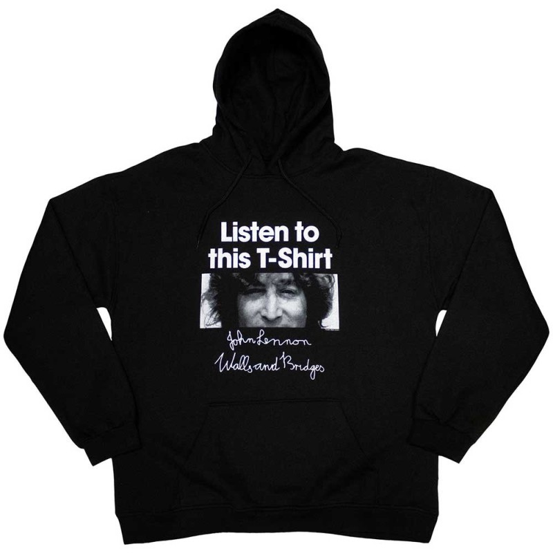 John Lennon Unisex Pullover Hoodie: Listen To This