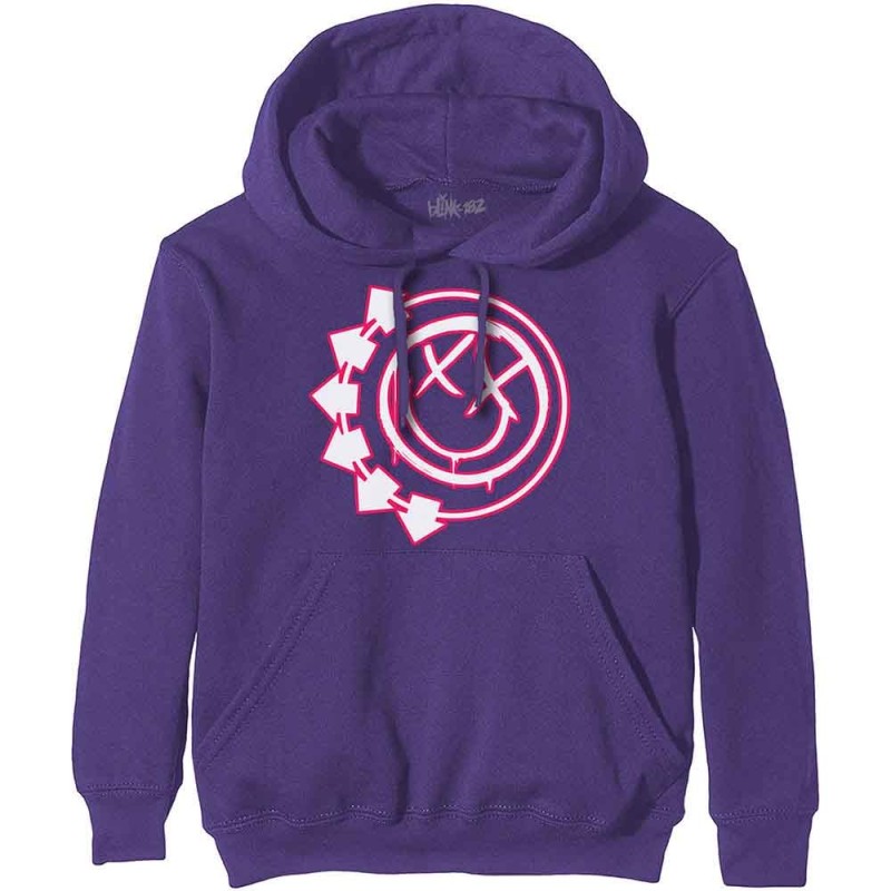 Blink-182 Unisex Pullover Hoodie: Six Arrow Smile