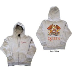 Queen Unisex Zipped Hoodie:...