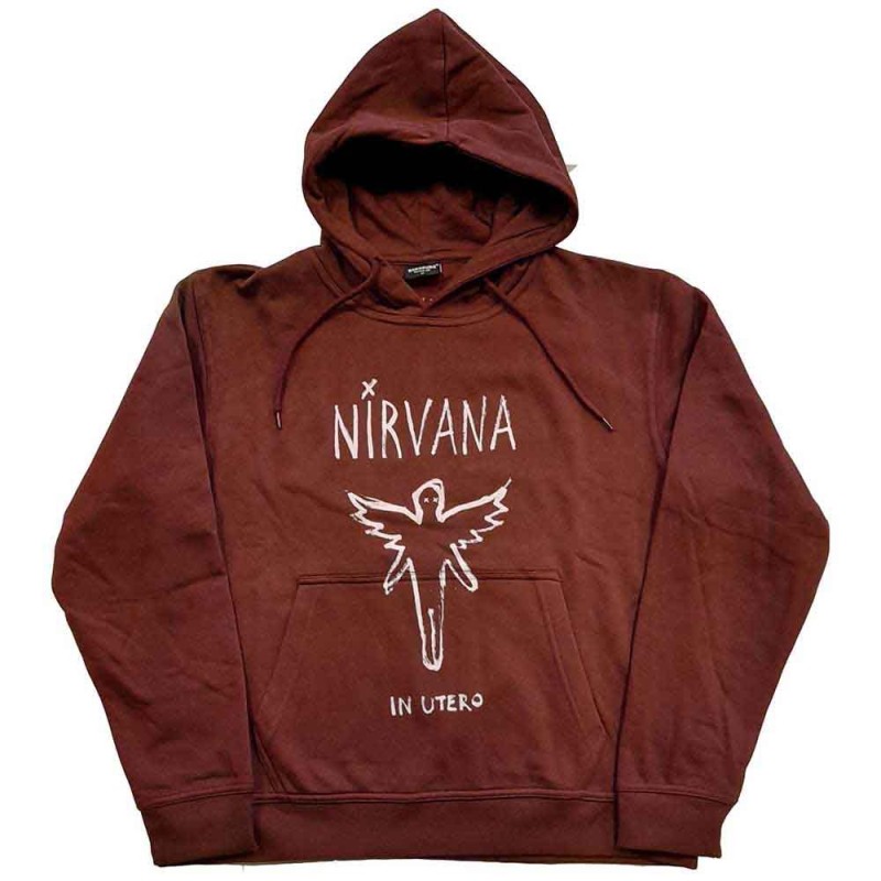 Nirvana Unisex Pullover Hoodie: In Utero Outline