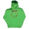 Nirvana Unisex Pullover Hoodie: Inverse Happy Face