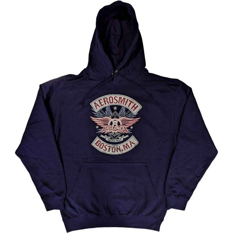 Aerosmith Unisex Pullover Hoodie: Boston Pride