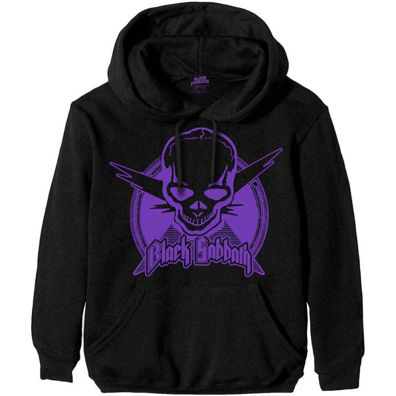 Black Sabbath Unisex Pullover Hoodie: Aviation Skull