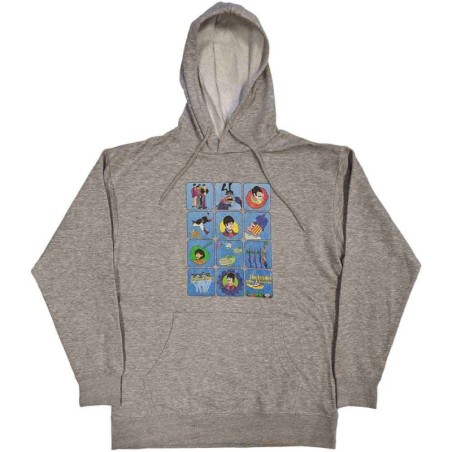 The Beatles Unisex Pullover Hoodie: Yellow Submarine Sub Montage