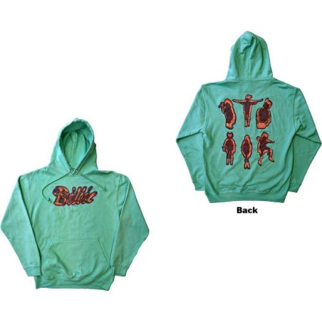 Billie Eilish Unisex Pullover Hoodie: Silhouettes (Back Print)