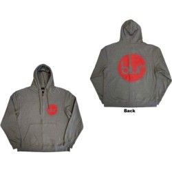 Blur Unisex Zipped Hoodie:...