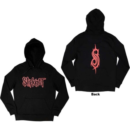 Slipknot Unisex Pullover Hoodie: Logo (Back Print)