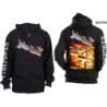 Judas Priest Unisex Zipped Hoodie: Firepower (Back Print)