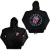 The Rolling Stones Unisex Zipped Hoodie: Hackney Diamonds Stars (Back Print)