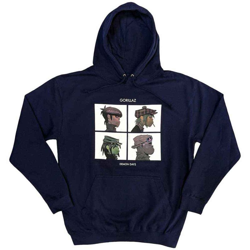 Gorillaz Unisex Pullover Hoodie: Demon Days