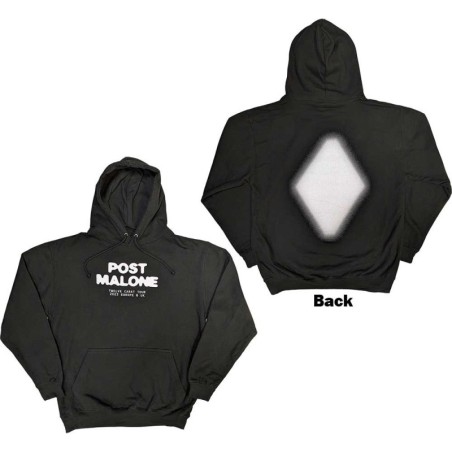 Post Malone Unisex Pullover Hoodie: Carat (Back Print & Ex-Tour)